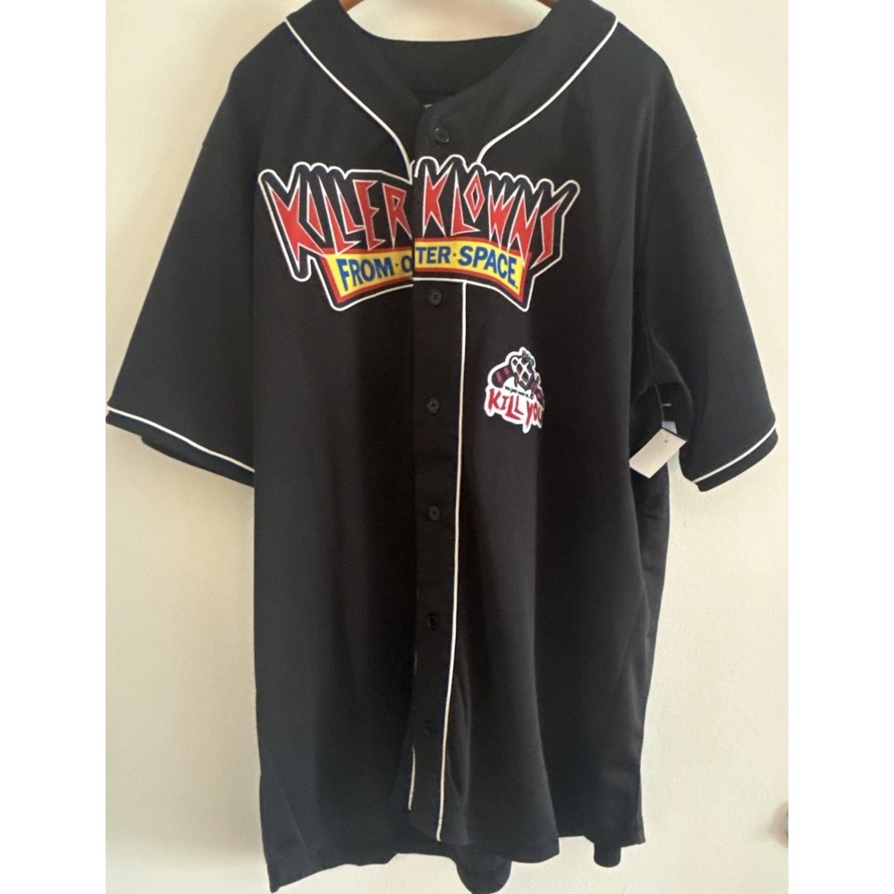 Universal Halloween Horror Nights 2026 "Killer Klowns" Baseball Jersy X-LARGE